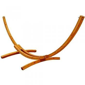 Soporte de Hamaca de Madera Exterior 325 cm - Estructura Resistente para Dos Personas