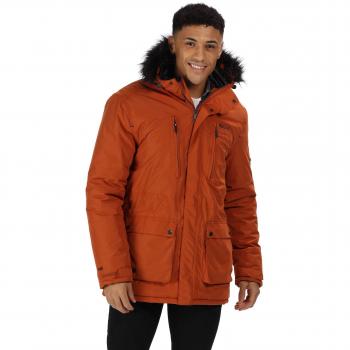 Regatta Salinger - Parka Impermeable y Transpirable para Hombre, Hombre, Color Burnt Umber, tamaño Extra-Large