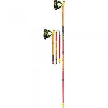 Leki Ultratrail FX One Trekking Poles - 135 cm, Bright Red/Black/Neon Yellow