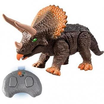 Wild Predators - Triceratops RC, Dinosaurio Teledirigido, Dinosaurios Juguetes 3 Años O Más, Juguete