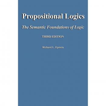 Third Edition Propositional Logic Textbook by Richard L. Epstein - Advanced Reasoning Forum