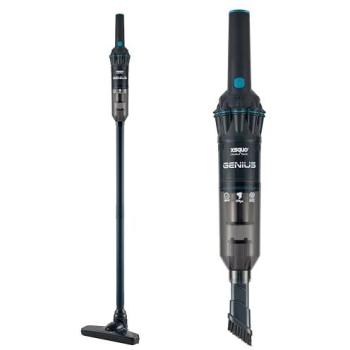Aspiradora 2 en 1 Genius Vac Inalámbrica - Ligera y Potente (180W) para Suelos y Tapicería - Solo 750g