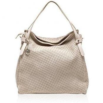 Carla Ferreri Bolso asa al hombro Trenzado Beige