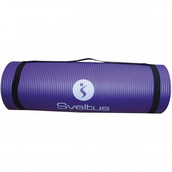 Sveltus 180cm Violet Training Mat with Handle, 1cm Thick for Fitness and Strength Training