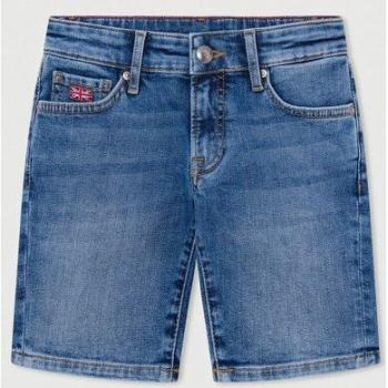 Bermuda de niño vaquera efecto desgastado Hackett London, Casual, Algodón, Talla 11 años (146 cm)