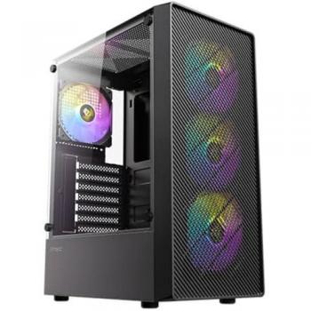 Caja Gaming ATX Antec AX26 RGB Elite - 4 Ventiladores ARGB, Panel de Cristal Templado, Alta Flujo de Aire