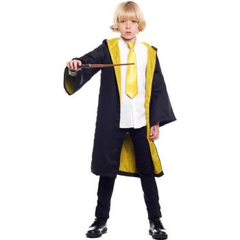 Disfraz de Aprendiz de Mago Amarillo para niño