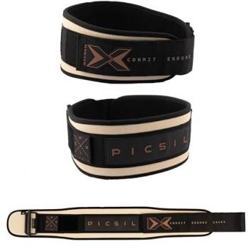 Cinturón Lumbar para Levantamiento de Pesas PICSIL - 2ª Generación, Ideal para Sentadillas y Peso Muerto, Personalizable con Espacio para Parches, Disponible en 6 Colores y