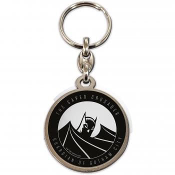 Llavero Redondo Metal SD Toys Batman The Caped Crusader Universo DC Comics
