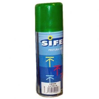 Pintura Spray Esmalte Acrílico Brillante 200ml Verde Lutecia Sifer