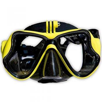 ACTIVEON ACM10DG máscara de Buceo Negro, Rojo - Máscaras de Buceo