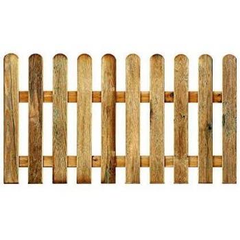 VALLA CLÁSICA DE MADERA PARA EXTERIOR