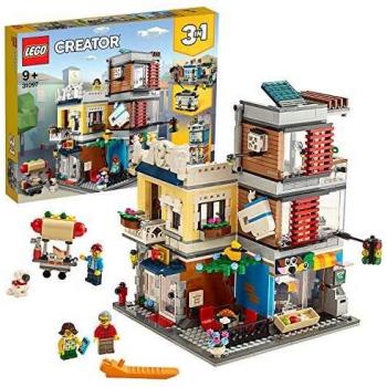 LEGO Creator - Tienda de Mascotas y Cafetería Nuevo set de construcción de Edificios de Juguete