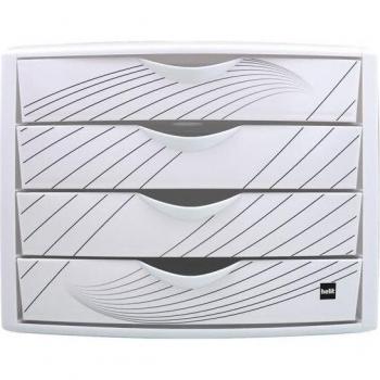Cajonera Helit - 538688, dimensiones 212 x 262 x 330 mm, color decoración reina blanca, modelo El Camaleón