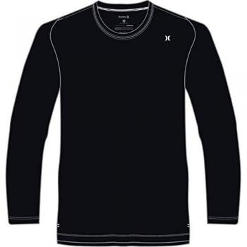 Nike M Hrly Q/D tee LS Camiseta, Hombre, Black, L