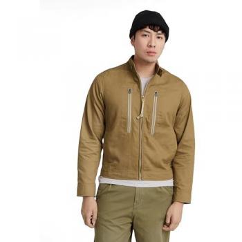 Chaqueta Ligera G-Star Deck Marrón para Hombre Casual de Algodón