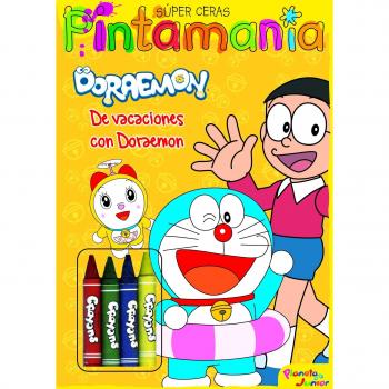 Doraemon. Pintamanía Súper Ceras: De vacaciones con Doraemon