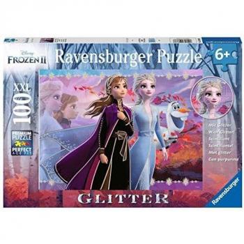 Puzzle XXL Glitter Disney Frozen 2 - Hermanas Fuertes, 100 piezas