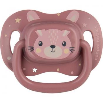 Cute Animals Pink Soother for 6-18 Months
