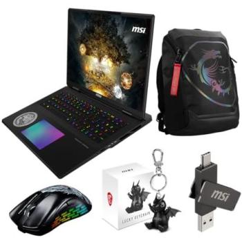 Portátil Gaming MSI Titan 18 HX Dragon Edition - Intel Core Ultra 9, 64GB RAM, 4TB SSD, RTX 5080, Pantalla UHD+ 120Hz de 18