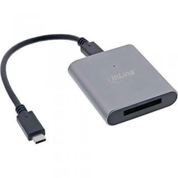 Lector de Tarjetas USB 3.2 Gen.2 Tipo-C y Tipo-A para CFexpress Tipo-B - Aluminio Negro