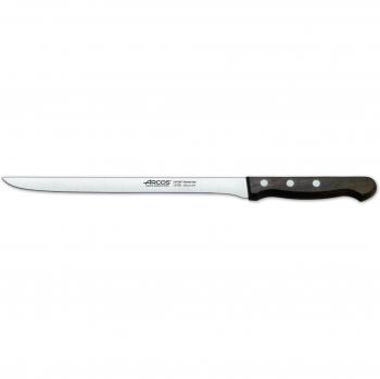 Arcos Serie Atlantico, Cuchillo Jamonero Flexible, Hoja de Acero Inoxidable de 245 mm, Mango de madera Palisandro color Marrón