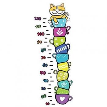 Baby S CLAN Cat Meter - Adhesivo decorativo para pared