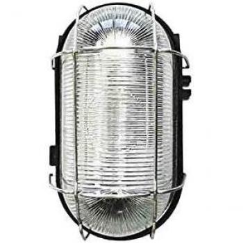 Aplique Farol Aluminio Negro Zurich IP44 E27 60W Ø19,5x21x32cm Modelo 34329