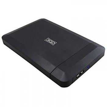 3GO HDD25BK315 - Caja Externa para Disco Duro de 2.5\, SATA, USB 3.0, Color Negro