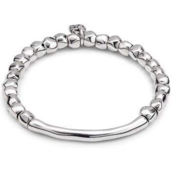 UNO de 50 Journey Silver Plated Bracelet - Women's XL Size