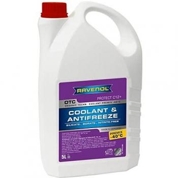 Anticongelante RAVENOL OTC Protect C12+ Premix -40°C Violeta 5L