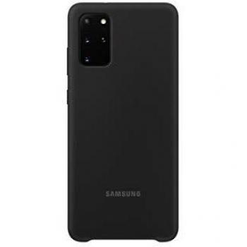 Samsung - Funda de silicona para Galaxy S20 + 5G, negro