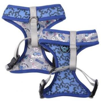 Arnés para Perro Stitch XS/S Azul oscuro, reversible, premium, diseño de Disney