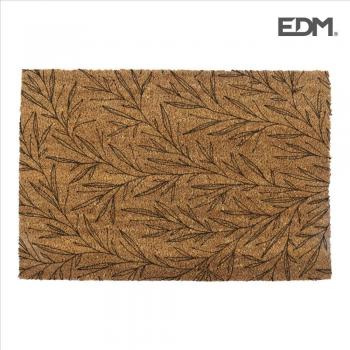 Felpudo 60x40cm Edm Hojas - Diseño Exclusivo de Hojas en Tamaño Ideal