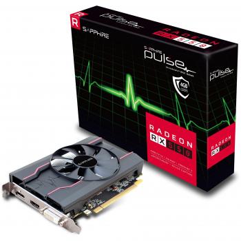 Tarjeta Gráfica Sapphire Pulse AMD Radeon RX550, 4GB GDDR5, Memoria de 128 bits, DisplayPort/HDMI/DL-DVI-D PCI Express - Negro