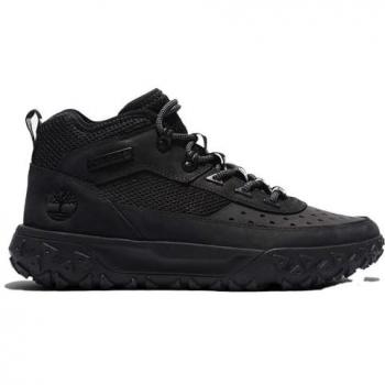 Botas de senderismo Timberland GreenStride Motion 6 Mid con cordones para hombre en negro, tamaño 40