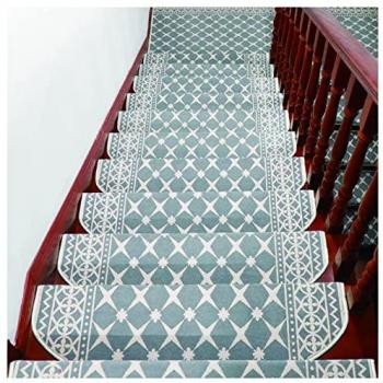 Sábana Bajera Ajustable Multicolor Kids&Cotton Nashik 105 x 200 cm y Alfombra de Escalera Autoadhesiva Antideslizante para Ancianos, Niños y Mascotas 29.5 x