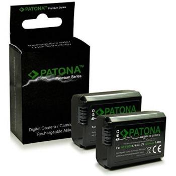 PATONA 2X Premium Bateria NP-FW50 Compatible con Sony NEX-3 NEX-5 NEX-6 NEX-7 NEX-F3 NEX A33 A55