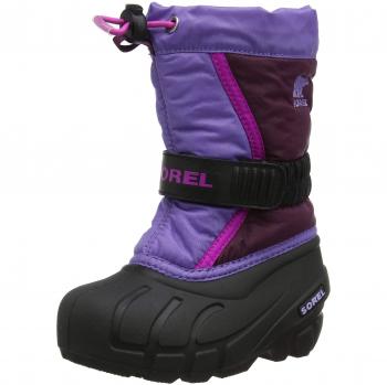 Sorel Childrens Flurry, Botas Unisex Niños, Morado Dahlia, Paisley Purple 562, 28 EU