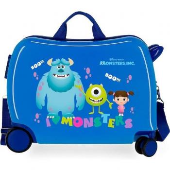 Disney Monsters Inc. Maleta Infantil Cabina Rígida 2 Ruedas Multidireccionales Boo! 34L Azul