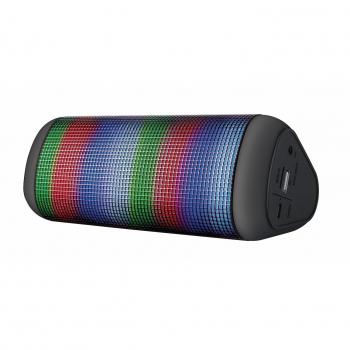 Trust Urban Dixxo Delta - Altavoz inalámbrico con iluminación,  con Bluetooth, color negro
