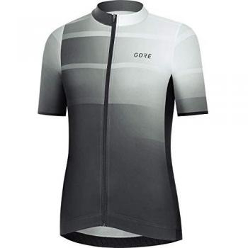 Maillot de manga corta Gore® Wear Ardent para mujer, GORE Selected Fabrics, color blanco y gris oscuro, talla L