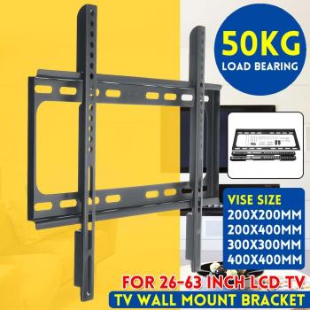 Soporte de pared para TV plana de 26-63 pulgadas con alta capacidad de carga