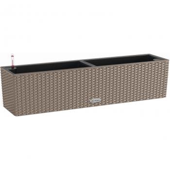 Jardinière Autorriego Balconera Cottage 80 - Marrón Arena - 12L - Kit Completo