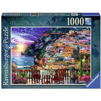 Ravensburger 15263 - Lars Stewart: Dinner in Positano, Italy - 1000 pieces puzzle