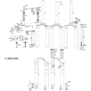 Rock Shox - Repuesto Araã'A Sid Carbon