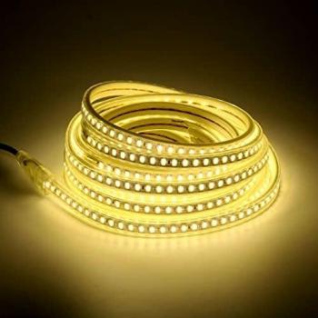 Tira LED Flexible 6M 4000K Blanca IP67 Impermeable 120 LED/m con Conector UE