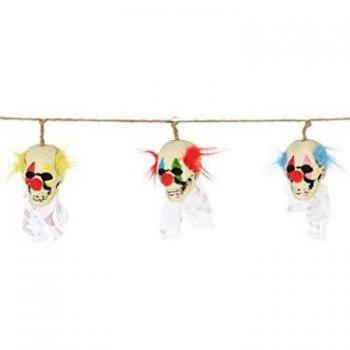 Generique - Guirlanda Calavera Payaso 153 cm