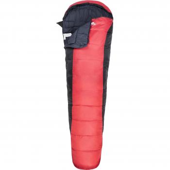 Trespass Siesta 2/3 Temporadas Saco de Dormir, 230cm x 85cm x 55cm, rojo