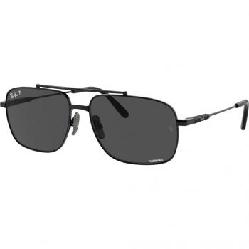 Ray-Ban RB8096 Michael Titanium Polarized 9267K8 Men's Sunglasses Black Size 59